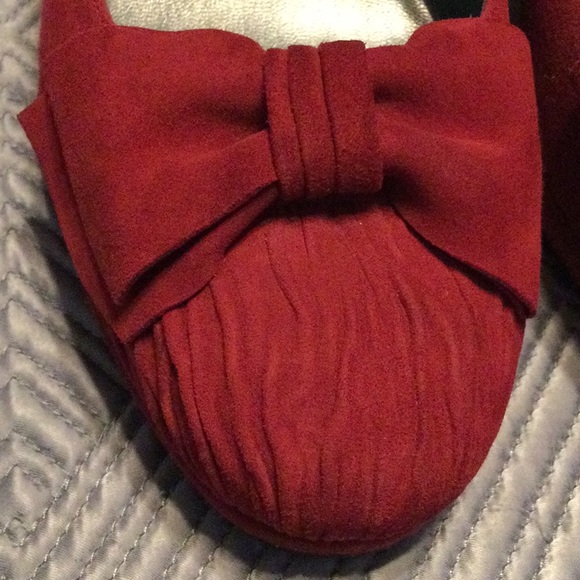 Stuart Weitzman size 7.5 red suede heels for women - Picture 3 of 11